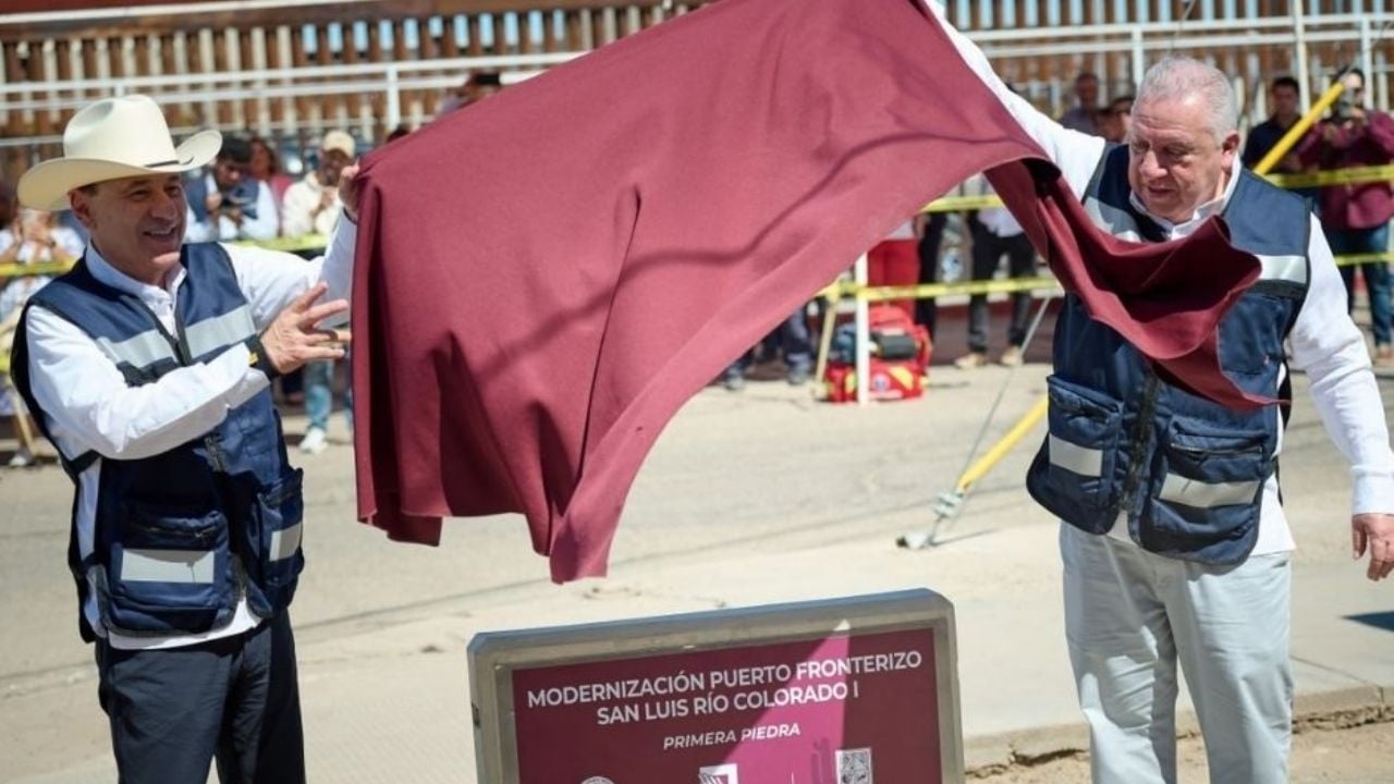 Arranca Durazo modernización de la aduana de San Luis Río Colorado y entrega Senderos Seguros