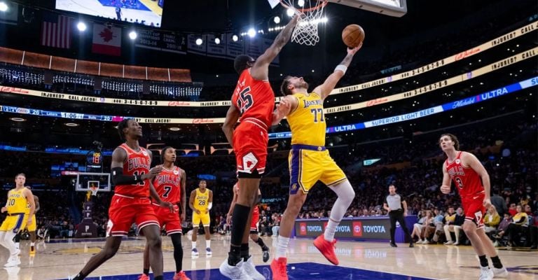 El esloveno tuvo una noche de ensueño para los Lakers