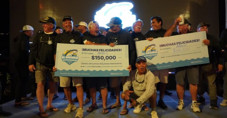 La embarcación Amante se llevó la bolsa mayor del Torneo Maja El Grande Esto es Pesca en San Carlos