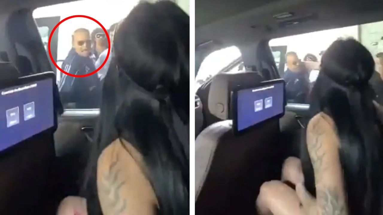 VIDEO: Esposo de Karely Ruiz la da puñetazo a Alfredo Adame; “Me tocó educar al anciano”