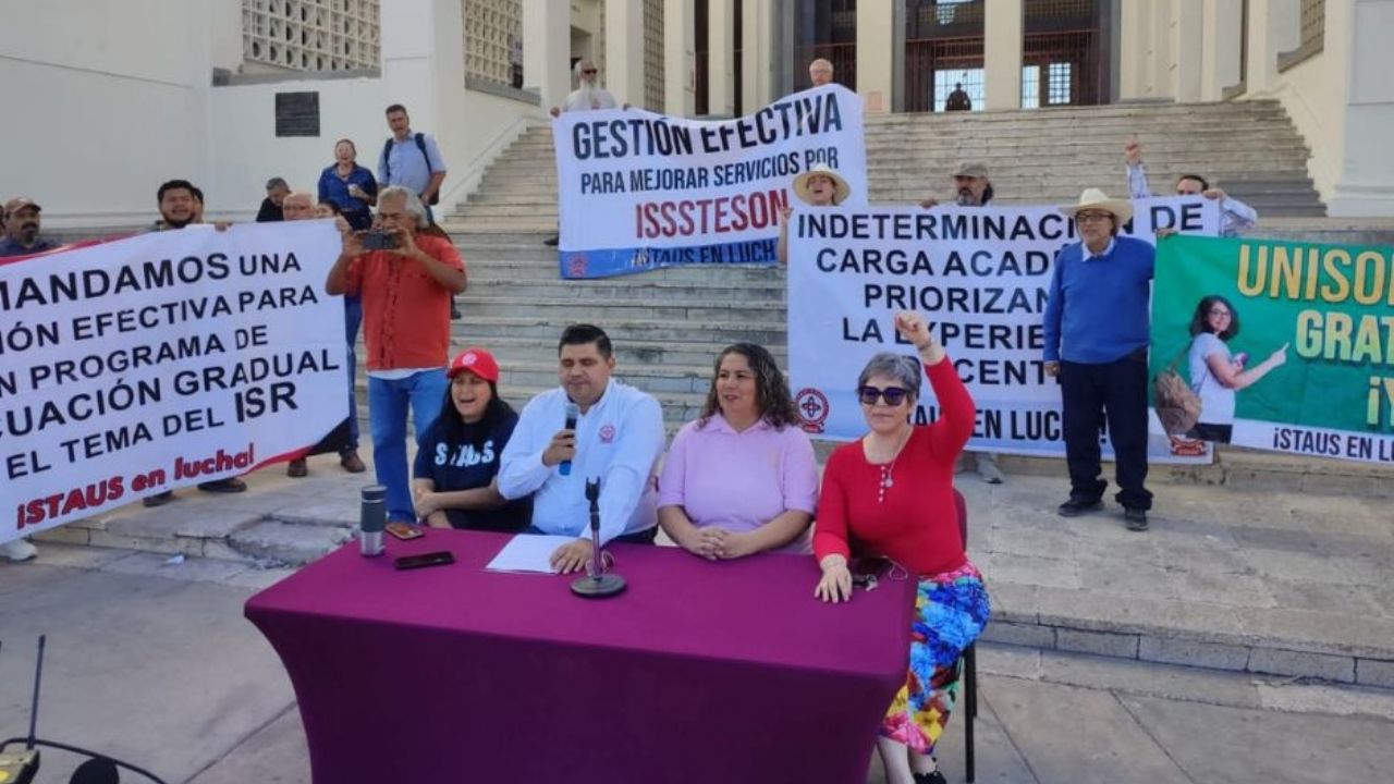 Amenazan sindicatos de Unison, STEUS y STAUS con cerrar calles por otorgamiento de plazas