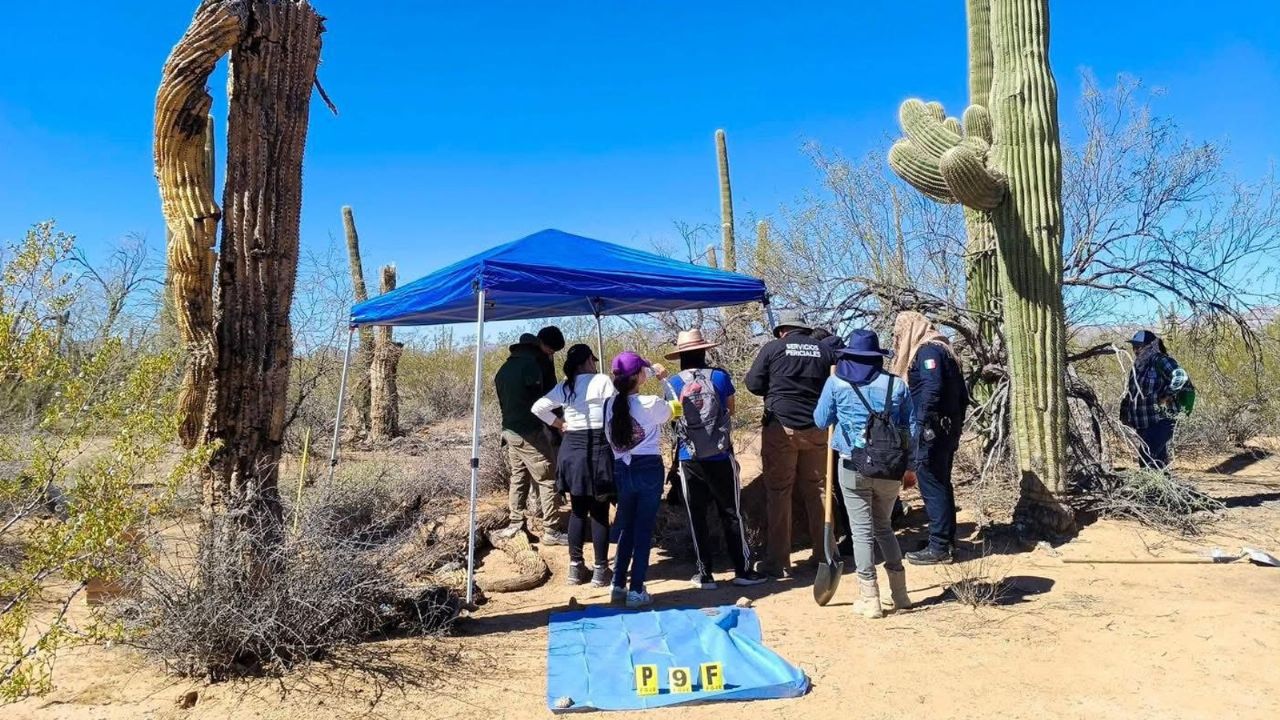 Hallan en Sonoyta panteón clandestino con al menos 22 cuerpos; FGJES inicia pruebas de ADN