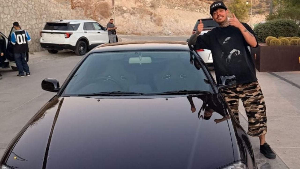 ¡De lujo! Natanael Cano presume su nuevo Skyline R34 Midnight Purple