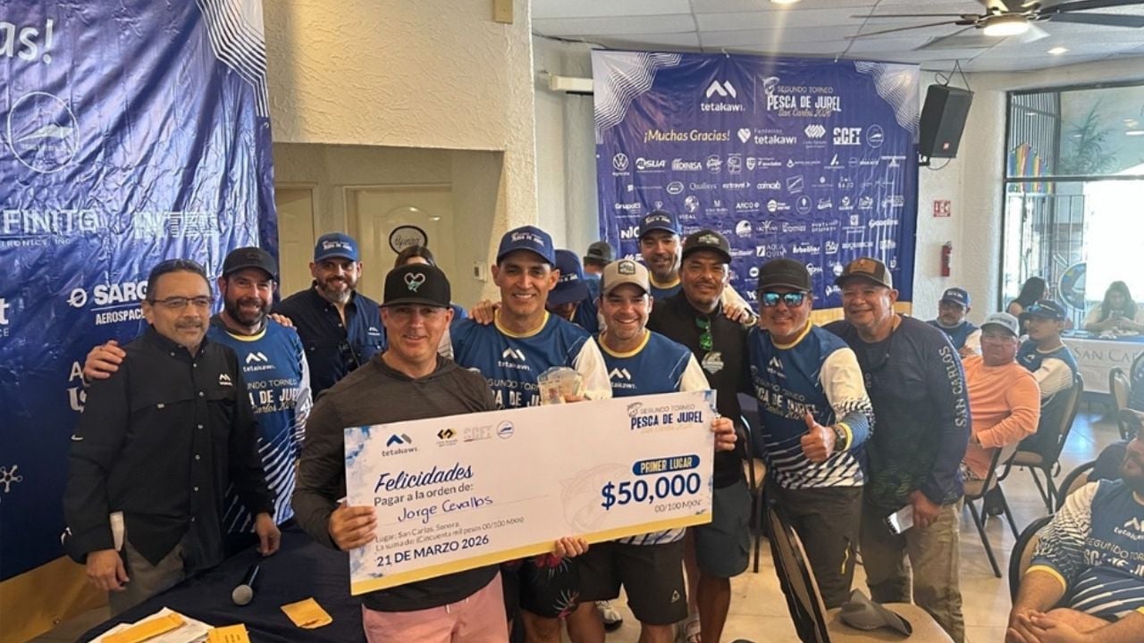 Jorge Cevallos, el gran ganador del Segundo Torneo Pesca de Jurel en San Carlos