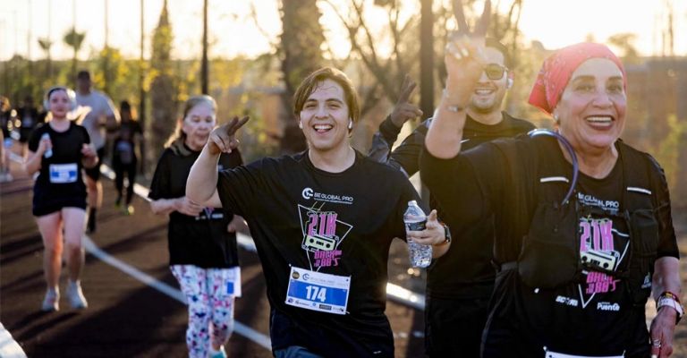 Jóvenes y adultos por igual disfrutaron de la competencia