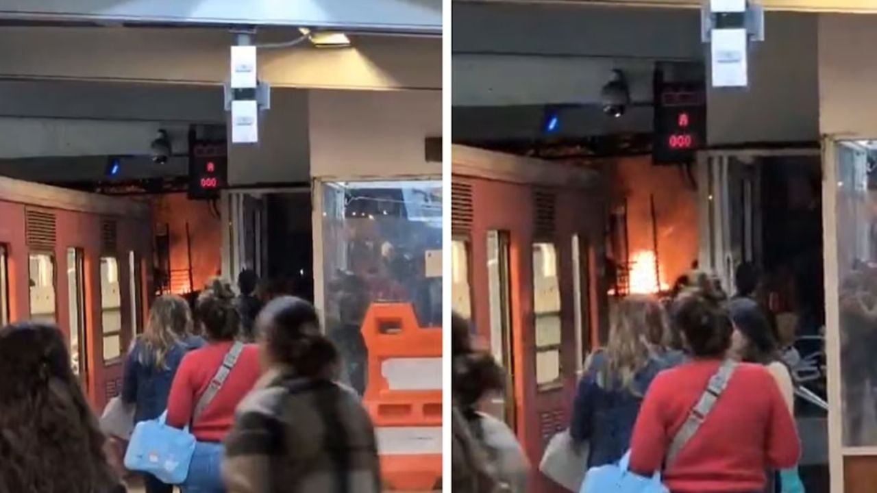 VIDEO: Incendio en la Línea 5 del Metro de la CDMX moviliza a servicios de emergencia