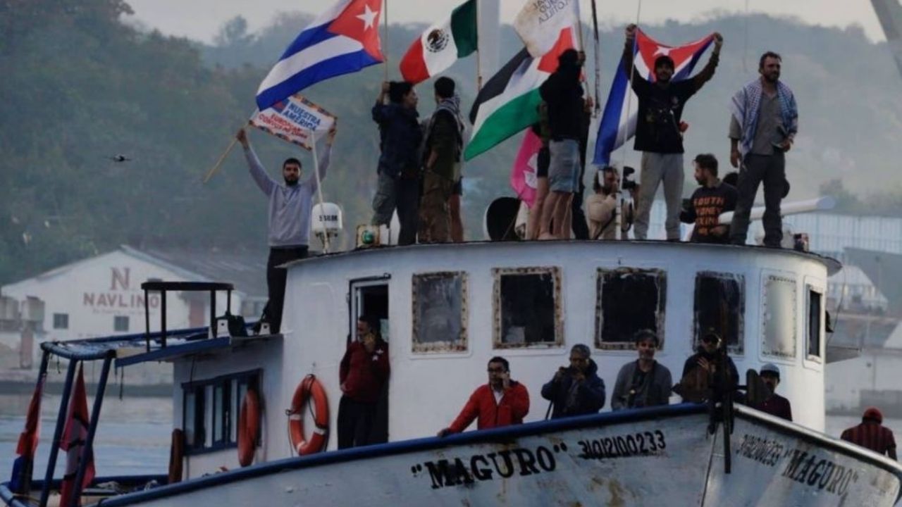 En medio de la crisis, llega a Cuba ayuda humanitaria del convoy ‘Nuestra América’ que partió desde México