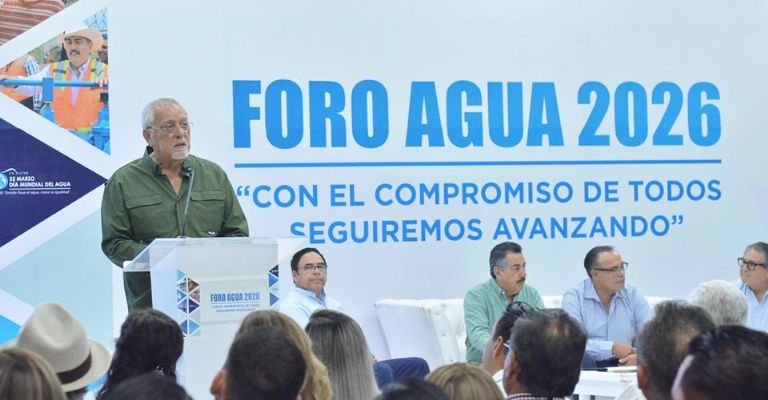Lamarque Cano garantiza abasto y consumo de vital líquido durante Foro de Agua 2026