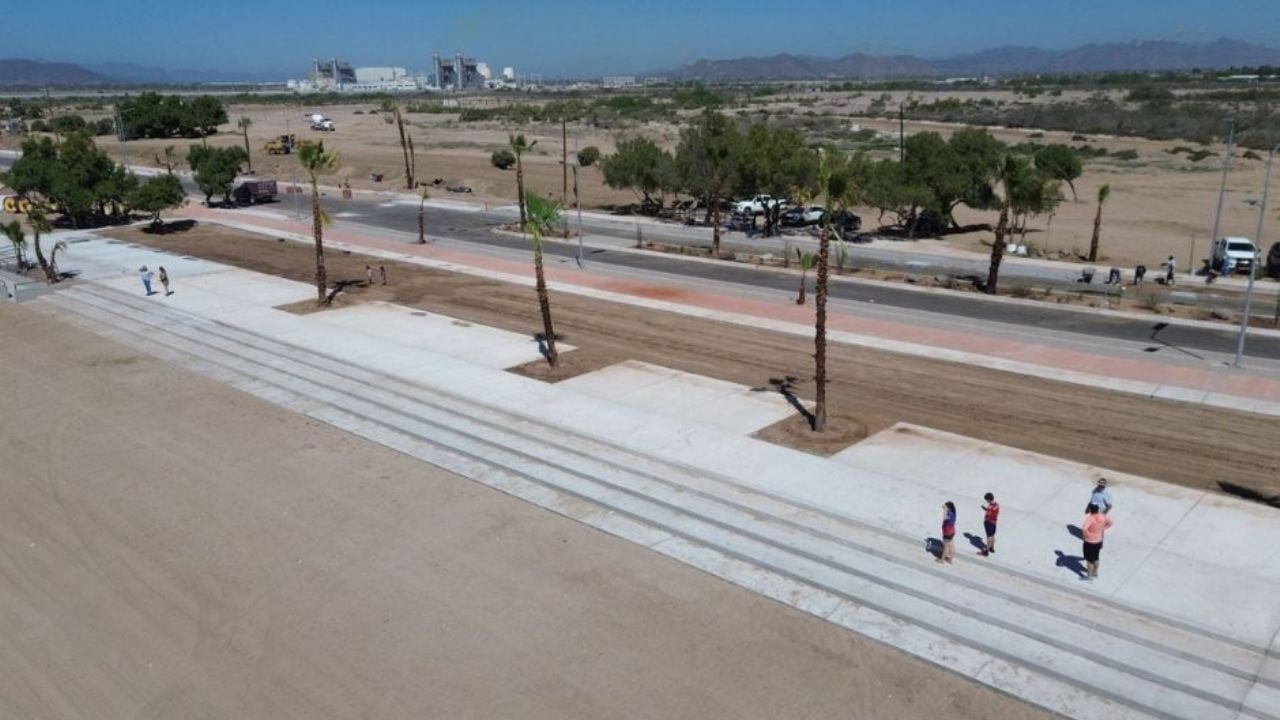 Casi listo el nuevo malecón de El Cochórit: Gobernador Durazo expande oferta turística de Sonora