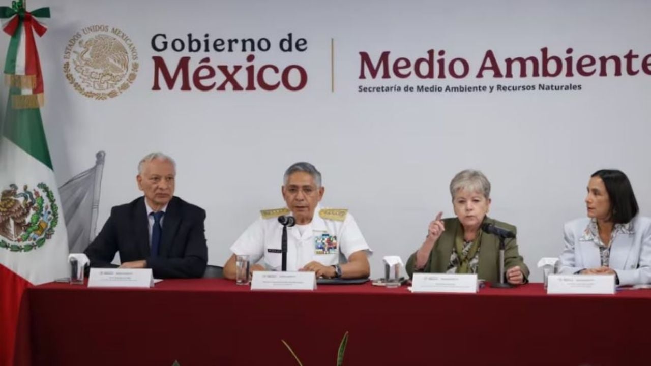 Marina revela presuntos responsables del derrame de hidrocarburos en el Golfo de México