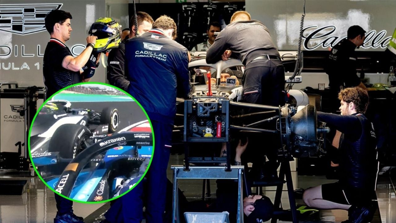 Sergio Pérez choca con Albon y sufre fallos en el monoplaza durante las prácticas del GP de Japón