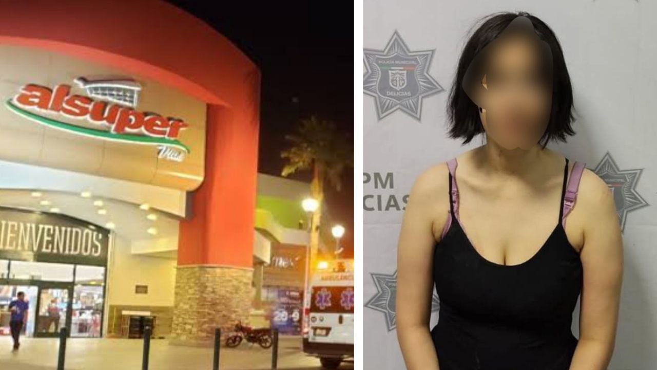 VIDEO: Arrestan a mujer que apuñaló a dos empleadas de supermercado en Delicias, Chihuahua