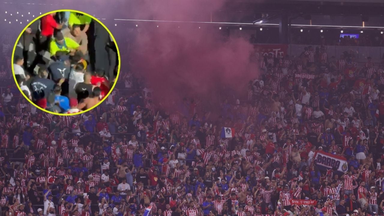 ‘Clásico Tapatío’ se mancha por la violencia; aficionados de Chivas y Atlas protagonizan riña