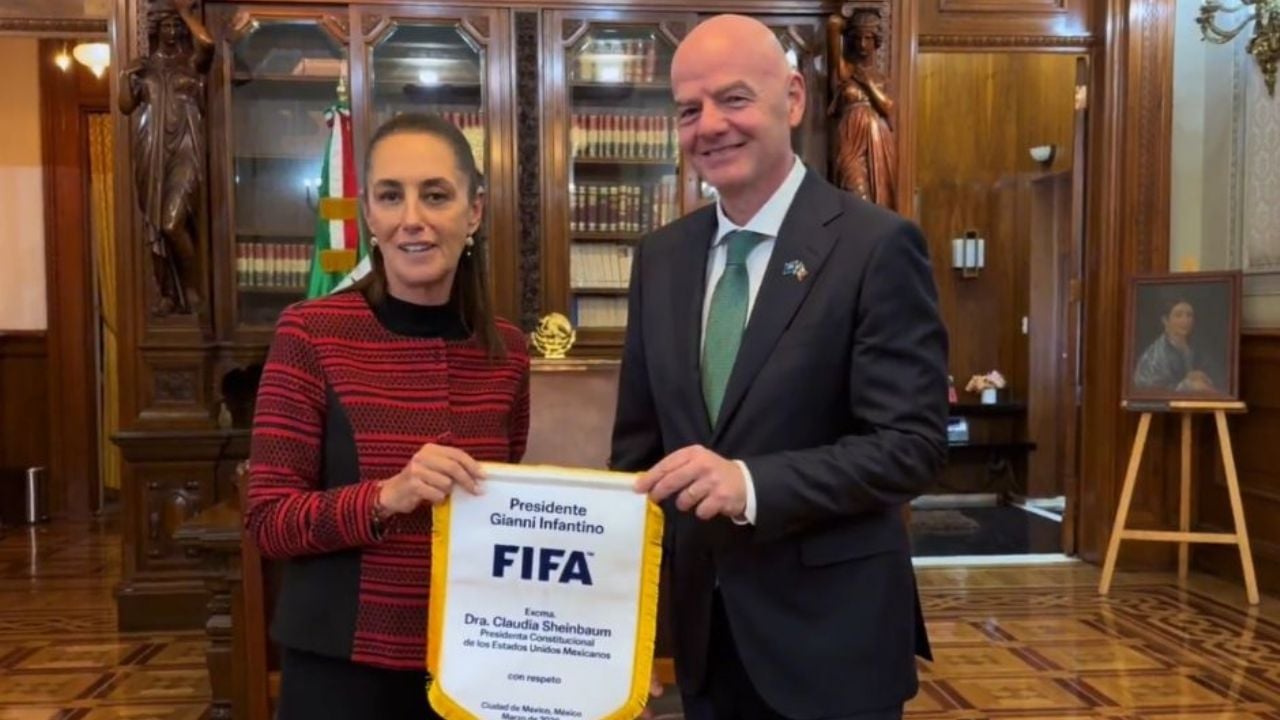 “Todo va a salir muy bien en el Mundial”: Sheinbaum tras su reunión con el presidente de la FIFA