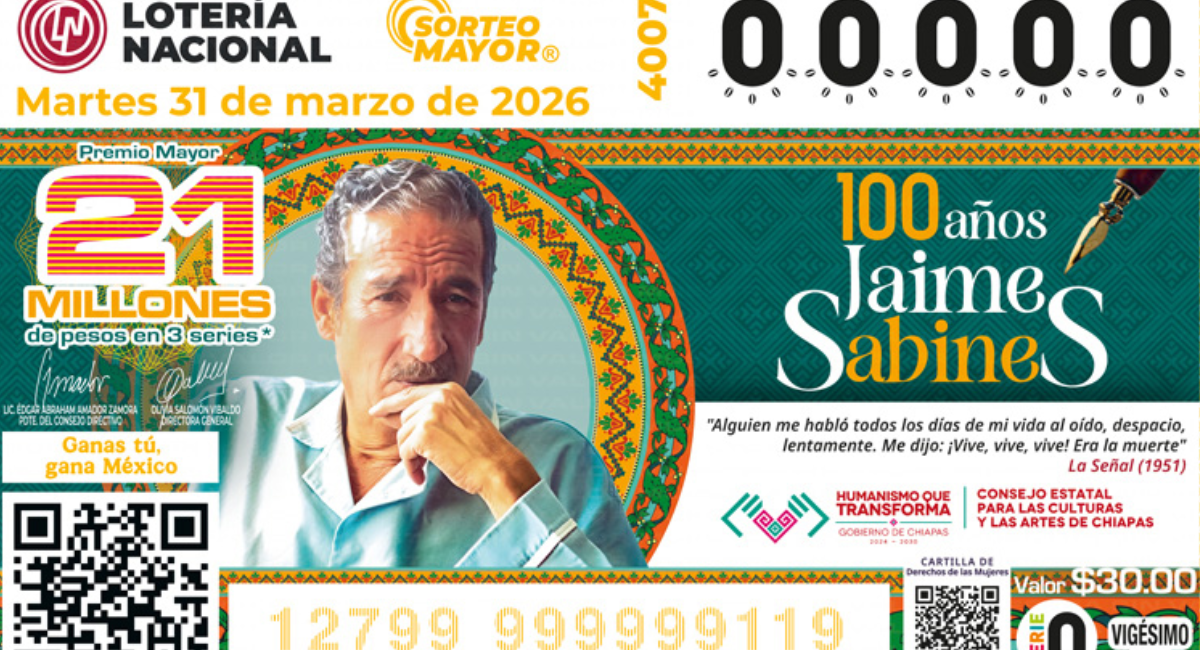 Resultados del Sorteo Mayor No. 4007 de hoy martes 31 de marzo de 2026