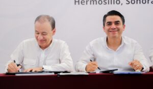 Alfonso Durazo firma convenio de colaboración para el abasto de agua en los municipios