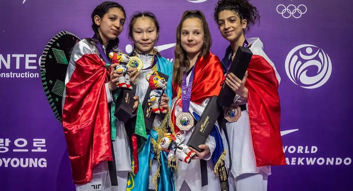 ¡Medalla de plata para México! Darah Ponce se lleva el segundo lugar en el Mundial Juvenil de Taekwondo
