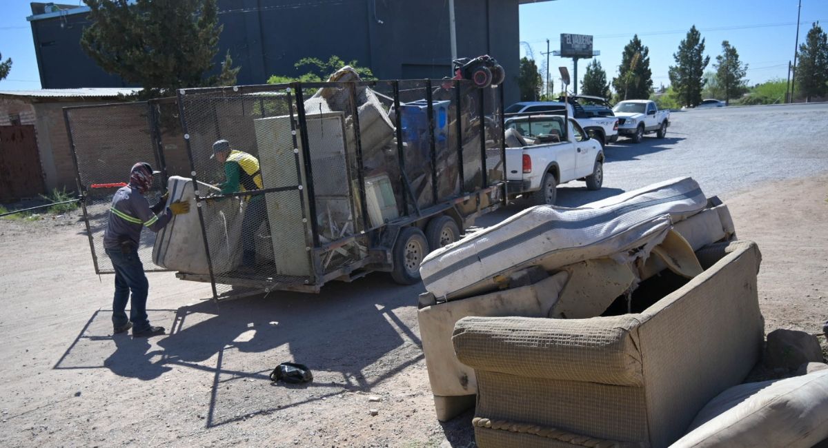 170 toneladas de residuos producto de la jornada de descacharre y fumigación en la colonia Ejidal 2