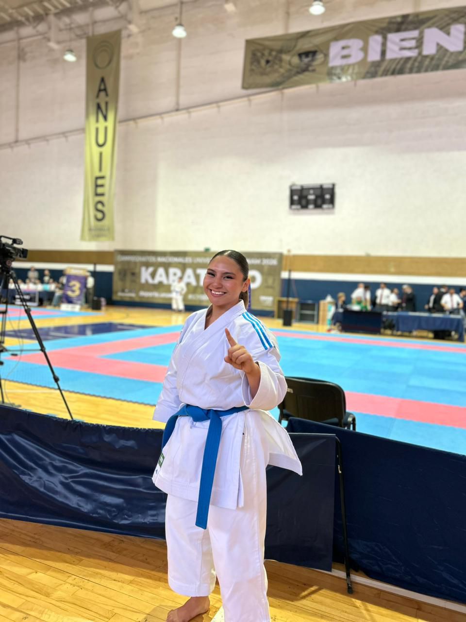 Ana volvió a subir al podio