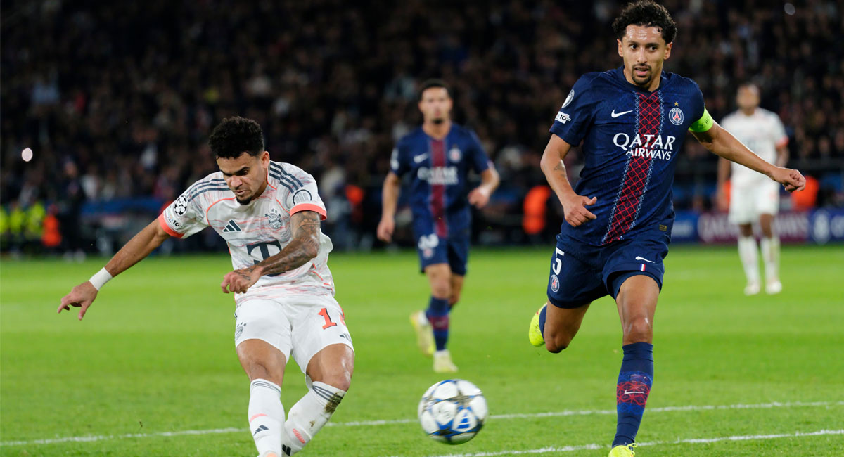 Luis Díaz fue el verdugo del PSG en el duelo de noviembre pasado