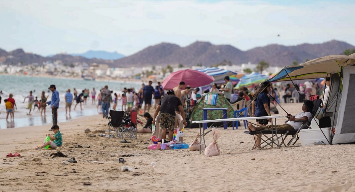 Bahía de Kino registra alta afluencia turística en Semana Santa