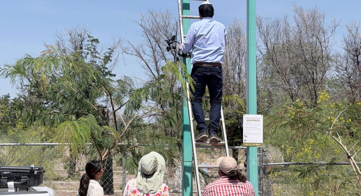 Gobierno de Sonora fortalece el monitoreo de la calidad del aire con instalación de sensor