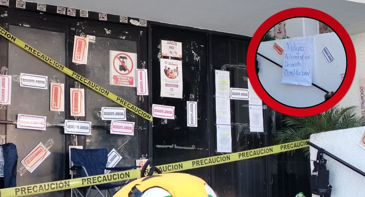 Covafam cierra accesos al Congreso de Sonora; legisladores ingresan con apoyo policial