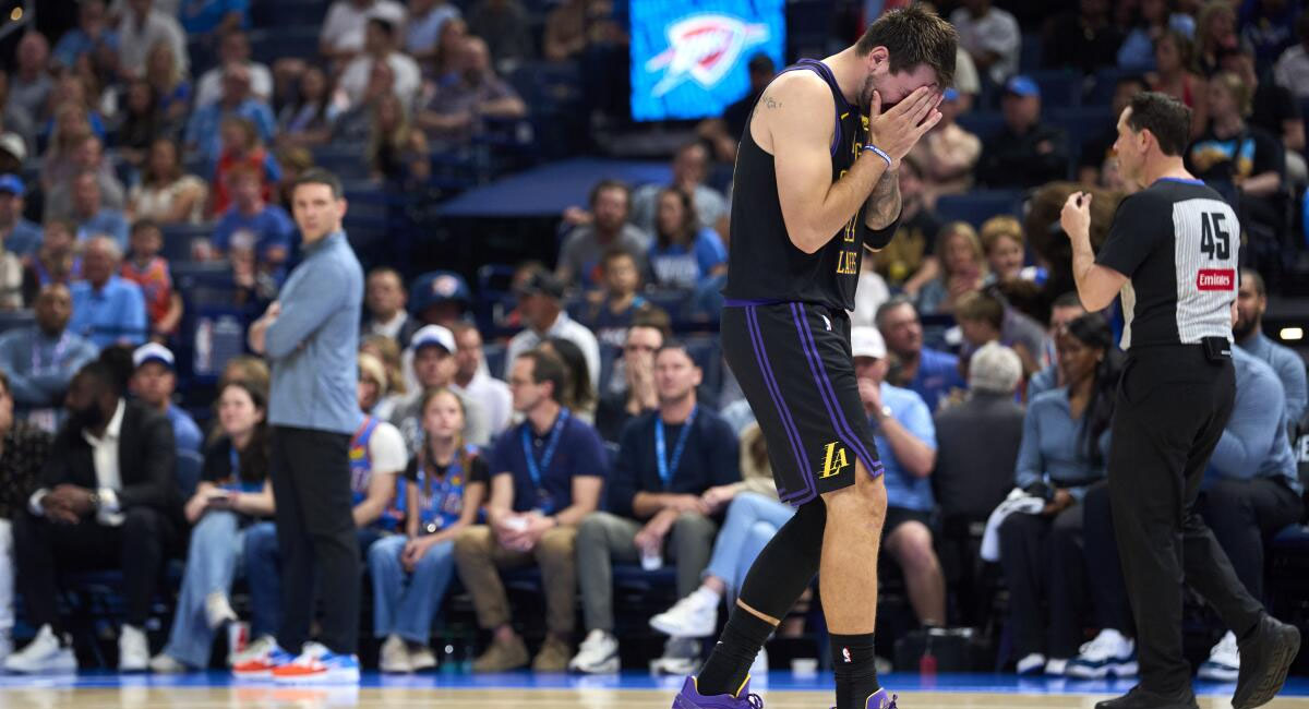 El esloveno salió lesionado ante el Thunder