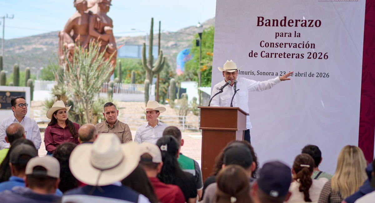 Durazo y Sheinbaum transforman carreteras en Sonora con una inversión de más de mil 600 millones de pesos