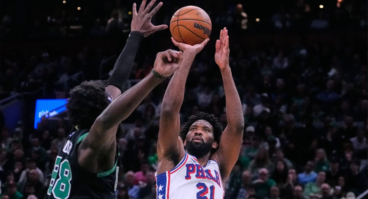 Embiid salió con la mano caliente para encabezar el ataque de los Sixers