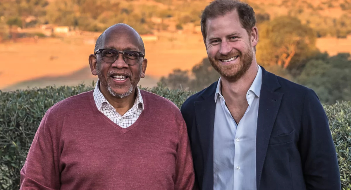 El Príncipe Seeiso de Lesoto y el Príncipe Harry