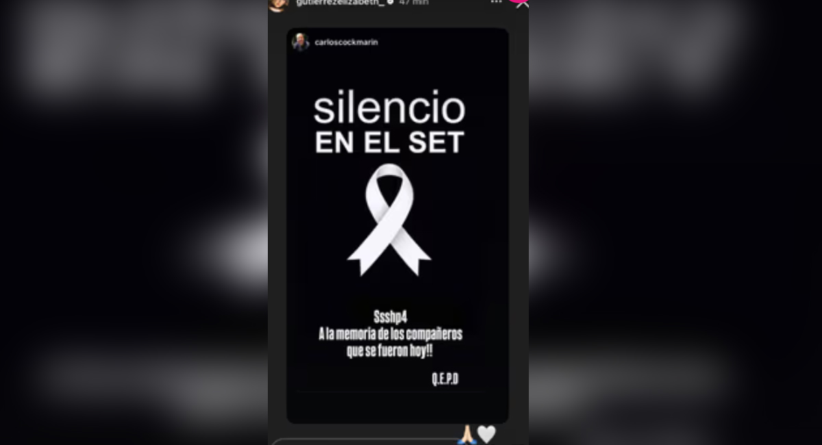 Elizabeth Gutiérrez reacciona a asesinato en set de Sin Senos Sí Hay Paraíso