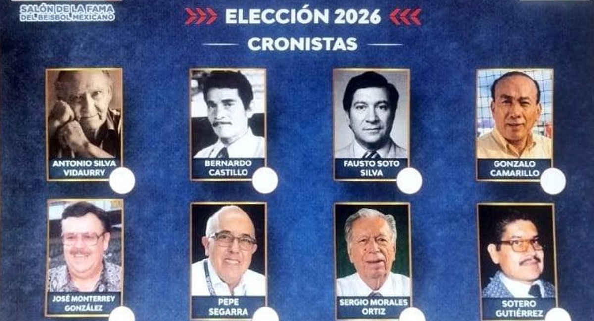 Los candidatos a ingresar al nicho de los inmortales del Salón de la Fama del Beisbol Mexicano
