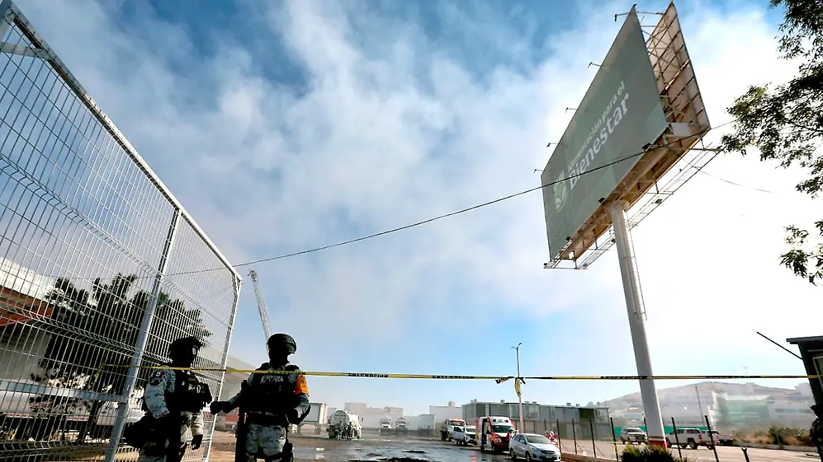 FGR investiga incendio en bodega del Bienestar en Zacatecas.