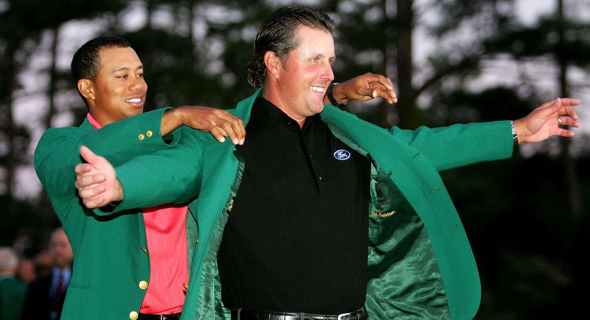 Mickelson y Woods llevan una gran relación