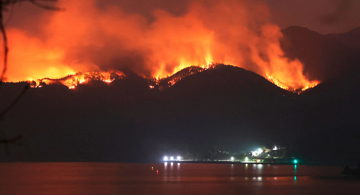 Más de 2 mil personas han sido evacuadas en el norte de Japón por incendios forestales