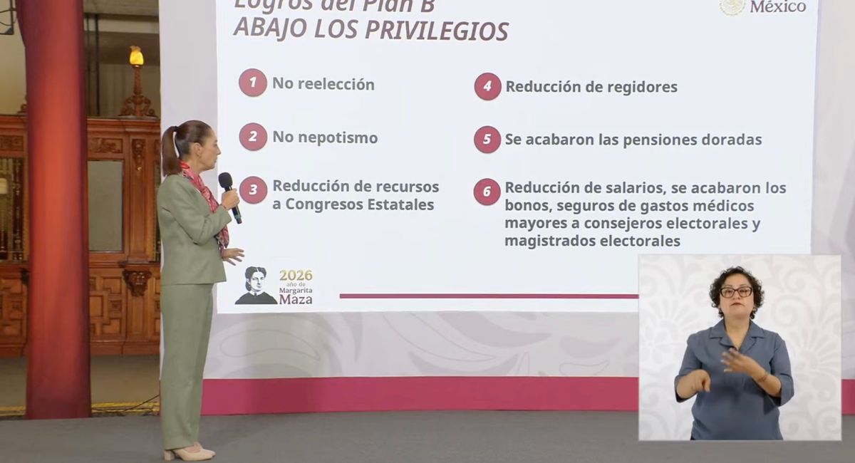 Sheinbaum compartió 6 logros de la Reforma Electoral