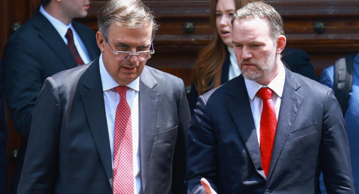 Sheinbaum recibe a Jamieson Greer en Palacio Nacional; conversan sobre el T-MEC