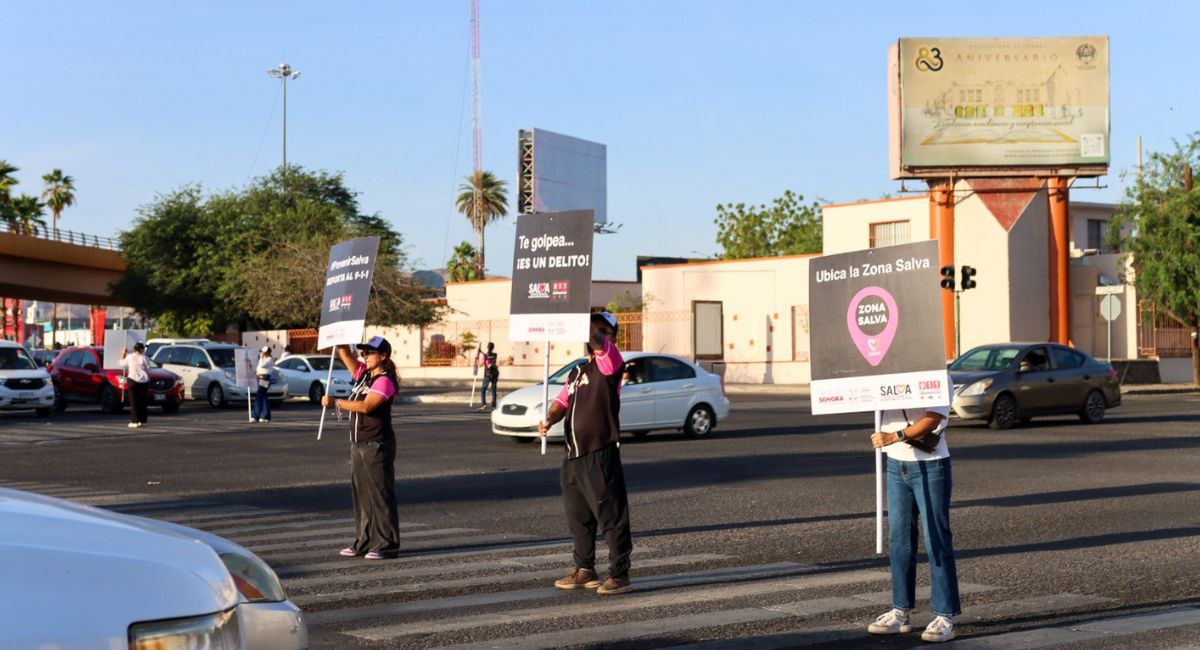Sistema Salva concientiza sobre la prevención de violencias en las calles de Hermosillo