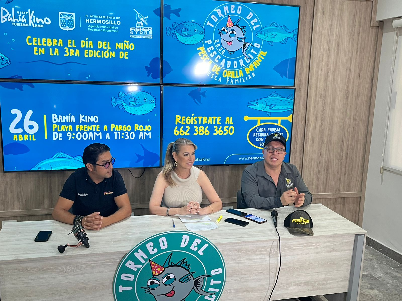 Realizarán torneo de pesca en Bahía de Kino el 26 de abril por el Día del Niño