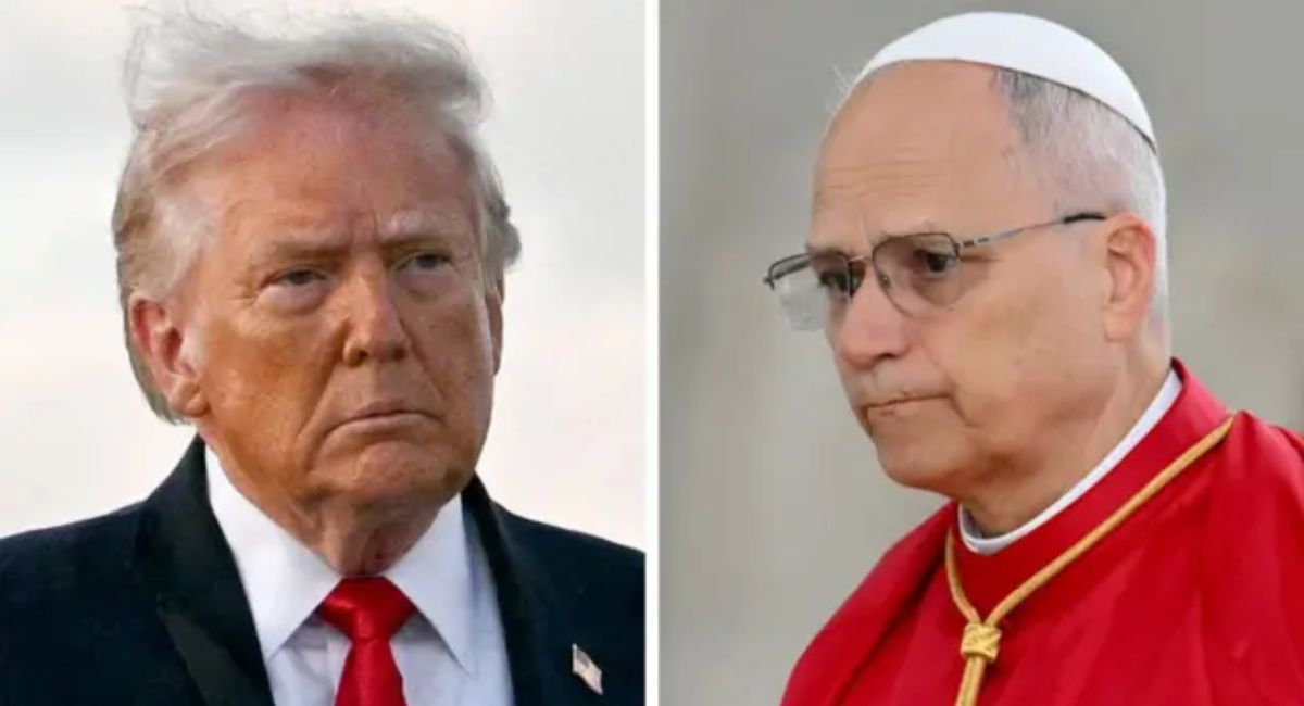 Donald Trump y El Papa León
