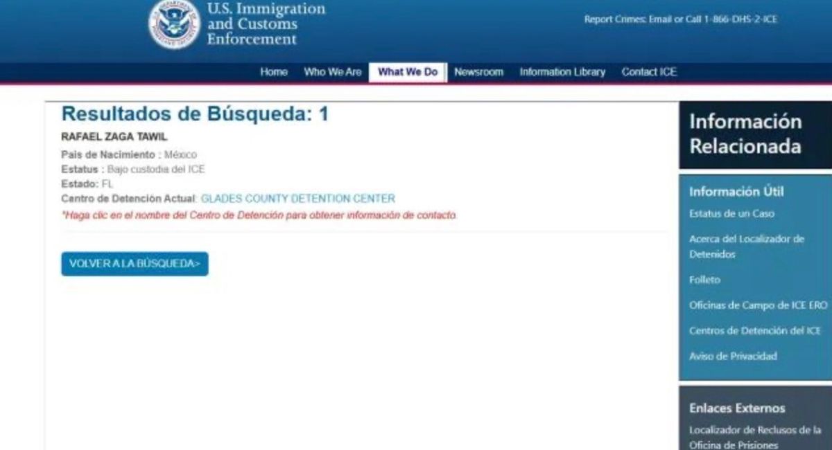 Detienen en EU a Rafael Zaga Tawil, prófugo por desvío millonario en Infonavit