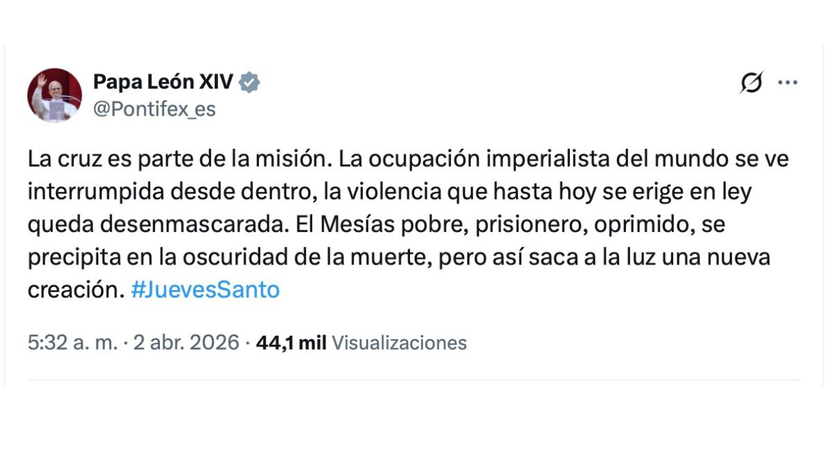 Papa León XIV inicia Semana Santa con llamado a la humildad
