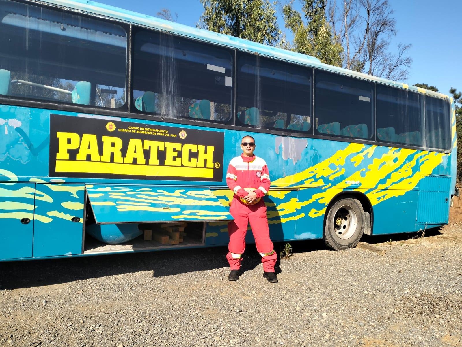 Elemento de Bombero en Navojoa recibe capacitación internacional en Viña del Mar