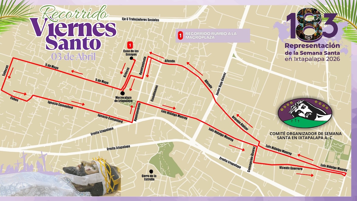 Conoce más detalles de la Pasión de Cristo en Iztapalapa