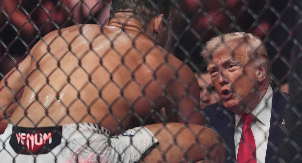 Trump asiste a UFC mientras EU confirma que no hubo acuerdo con Irán