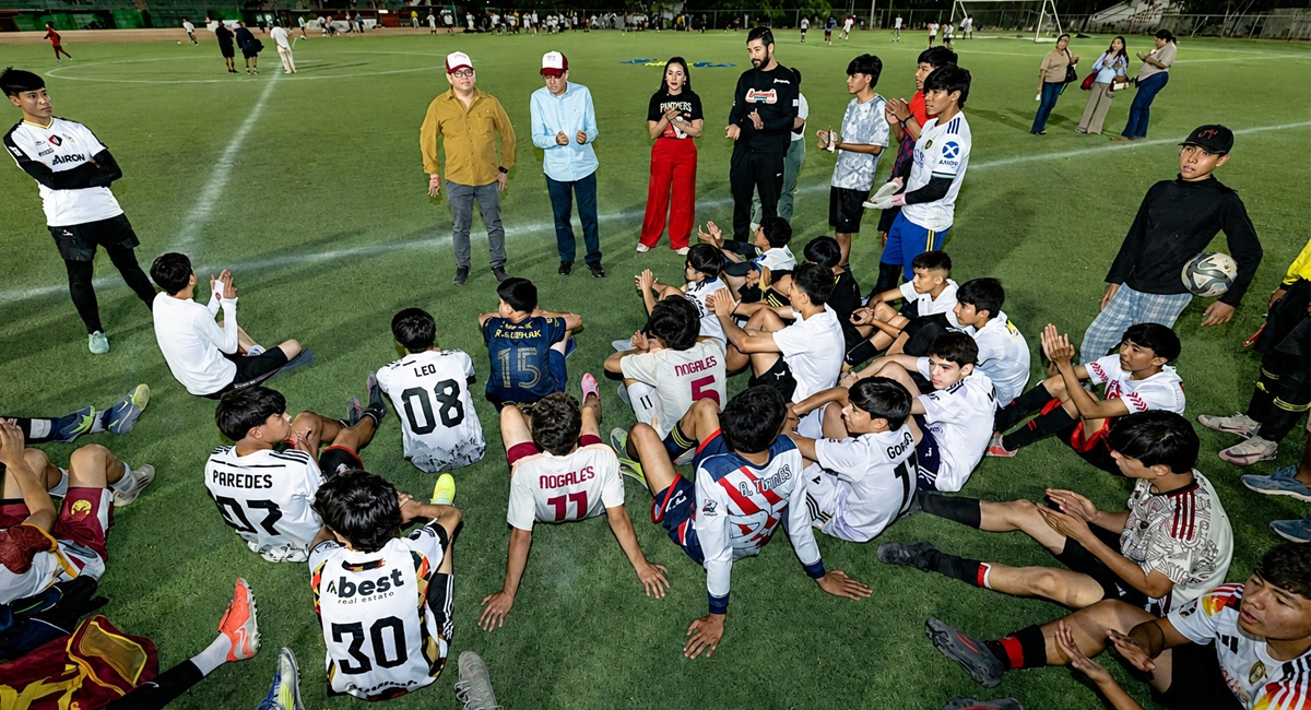 182 jóvenes sonorenses astieron a las jornadas de visorias que organizó el Pachuca FC en Nogales