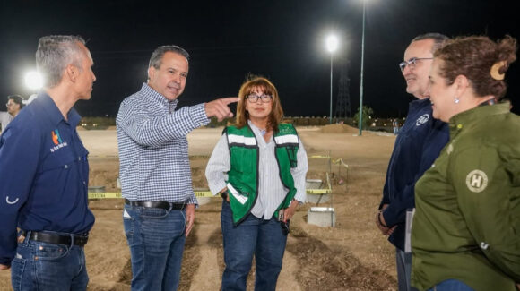 Alcalde Antonio Astiazarán supervisa avances del Cárcamo Norte en Hermosillo