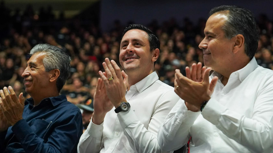 Autoridades participaron en la concentración que se realizó en Cancún