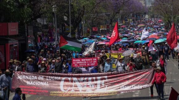 La CNTE anuncia huelga nacional y plantón en CDMX previo al Mundial de Fútbol 2026